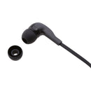 Earpiece Mic Flat Cable Earphone for Walkie Talkie Radio Black