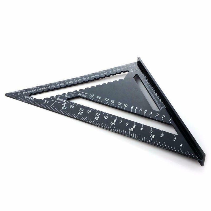12inch Triangle Ruler for Woodworking Square Layout Gauge Measuring Tool