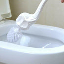 Elephant Toilet Brush,Bathroom Soft Bristled Toilet Brush Detachable Elepha