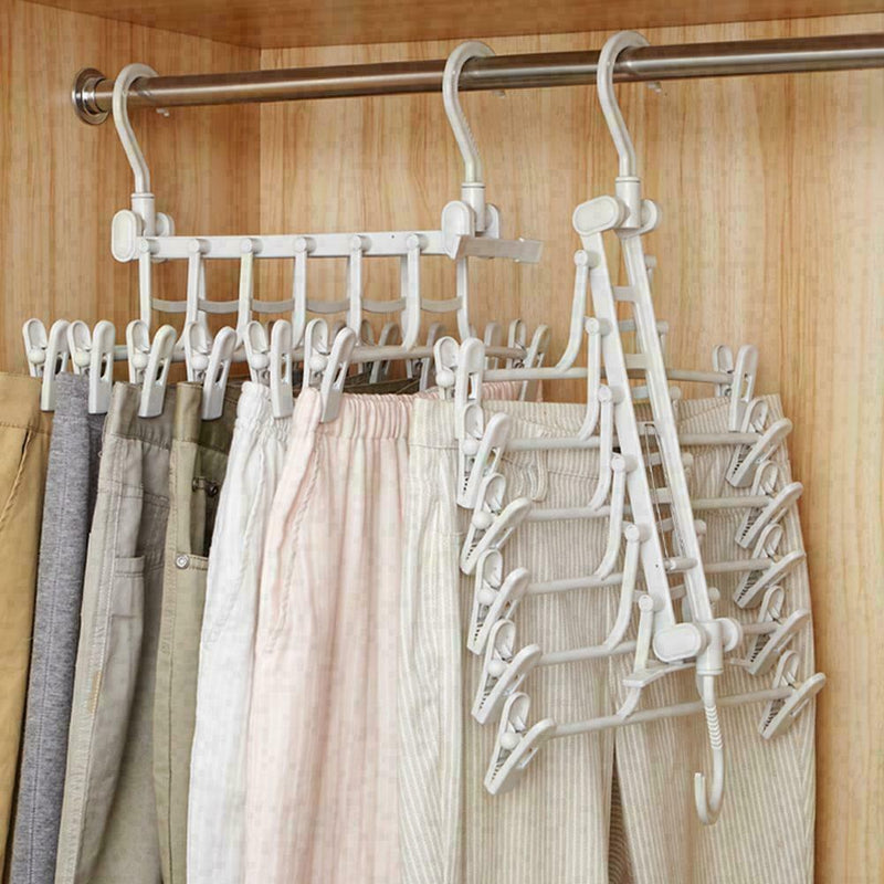 Magic Clothes Hanger Hook Rack Wardrobe Room Saving Double Supply Hook BEST C7O0