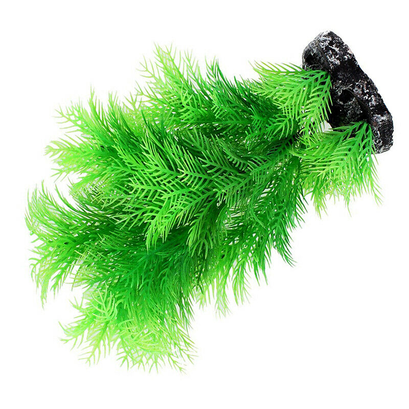 Artificial aquarium underwater plant ornament 16cm body size green