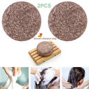 2pcs Natural Organic Multiflorum Handmade Shampoo Soap Hair Glossy Nourishing