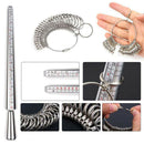 11 Pieces Jewelry Tool Measuring Stick Mandrel Ring Sizer Wood Clamp Kit