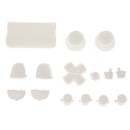2 Set Replacement Full Buttons Cap Mod Kits for Sony PS4 Gamepad Light