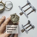2 in 1 Watchmaker Universal Fixed Watch Mandrel Holder Watch Repair Base