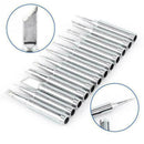 12pcs Soldering Iron Tips 900M-T For Hakko 936/937/928 T W7I2 Station U8G3 A5Q7