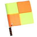 Sports Game Referee Flags Football Match Linesman Flags with 2 Bright Colors