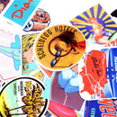 50PCs Stickers Mix Style Funny Cartoon Fridge Doodle Snowboard Luggage StickeJ&M