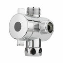 1/2 inch 3 Way T-adapter Toilet Bidet Bath Shower Head Arm Mounted Divertee V2X9