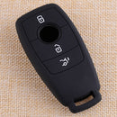 Black Remote Key Case Silicone Cover Holder Fit For Mercedes Benz E Class W213