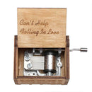 Handmade Wooden Carving Music Box Romantic Theme Birthday Gifts Decoration