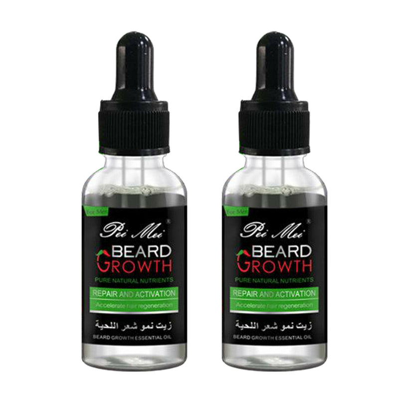 Beard Growth, Beard Growth Serum, Natural Hair Growth Serum for Men Facial