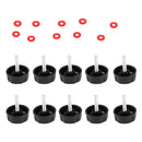 10pcs Fishing Spinning Reel Handle Screw Caps Replacement for Saltwater