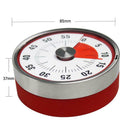 Manual Countdown Magnetic Kitchen Timer Mechanical Cooking Alarm Counter