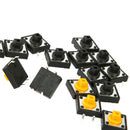 Set Of 50 Tactile Buttons Push Button Switch Button And Square Caps Key Cap