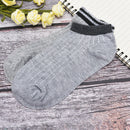 Women Color two poles Comfo rtable Cotton Sock Slippers Short Ankle So- OZ