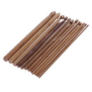 20pcs/kit Handle Crochet Hook Bamboo Knitting Knit Needle Weave Yarn Pouch