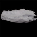 12 Pairs White Inspection Nylon Lisle Work Gloves Coin Jewelry-Lightweight