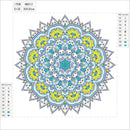 Special Shaped 5D DIY Diamond Painting Color Mandala Embroidery (HB012)
