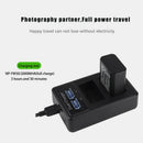 Lcd Dual Usb Battery Charger For Sony Fw50 Np Fw50 Np-Fw50 Npfw50 Battery N P8R9