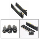 23x DC Female Jack to Multi Type Power Plug Connector Adapter 5.5 x 2.1mm Set er