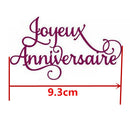 French Alphabet Cutting Die for DIY Scrapbooking Embossing Die Cuts (H4843) A