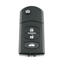 Car Remote Key Shell 3 Button Flip Folding Key Case Blank for Mazda 2 3 5 6 A