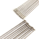 10PCS Stainless Steel Wire Keychain Cable Key Ring for Outdoor Hiking A