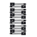 1X(100 Pcs Adjustable Cable Clips Self-Adhesive Cord Fixer Wire Clamp Strap