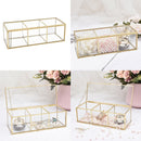 Makeup Organiser Case Cosmetic Display Case 3 Grids Storage Holder Makeup Box
