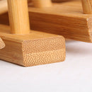 Wooden Drainer Plate Stand Wooden Dish Plate Fold Rack Holder Stand Dry She B5M4