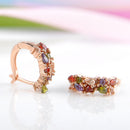 Charm Fashion Women Lady Elegant Crystal Rhinestone Ear Stud Earrings Jewelry H
