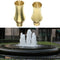 Pack of 4 Cascade Cedar Display Fountain Nozzle Brass Water Spray Sprinkler for