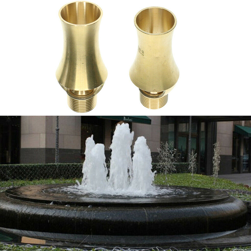 Pack of 4 Cascade Cedar Display Fountain Nozzle Brass Water Spray Sprinkler for