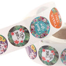 500pcs/roll flower Thank You Stickers seal labels gift Packaging StickersSEAU