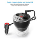 3.1A Dual USB Car Charger Bluetooth FM Music Transmitter with Emergency Hammer