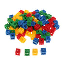 100Pcs Multilink Linking Cubes/ Math Manipulative/ Counting Blocks Colorful