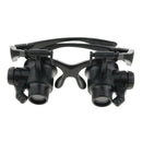 Magnifying Glasses with LED Lights - Replaceable 10X 15X 20X 25X High Powered