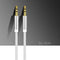 3.5mm Male to Male Braided AUX Cable Audio Line 1m for Car AUX/Headphone/MP3