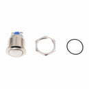 3A/ 3V-250V Push Button Switch 19 mm Nickel-plated Brass O8O7