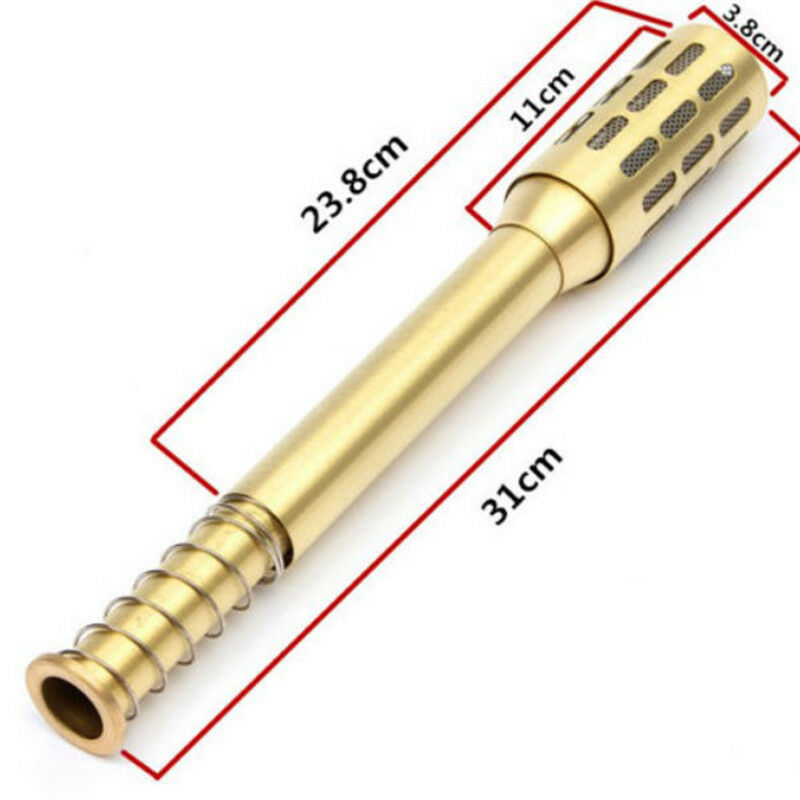 Big Copper Moxa Roller Stick Brass Moxibustion Massage Burner Improve Blood %o