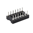 14 Pin DIP/DIL Turned Pin IC Socket Connector 0.3 inch Pitch 25pcs T3M6