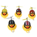 Bicycle Duck Light Bike Horn`Bell Cartoon Helmet With Light Motorcycle Handlebar