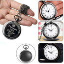 Pocket Watch Lettering "To My Husband I love U Still" As Present for Your L Y6B8