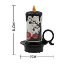 LED Flameless Candle Flickering Colorful Halloween Decoration Candle