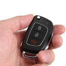 3 Buttons Flip Folding Remote Key Fob Shell Case For Mistra Hyundai Hb20 Sa