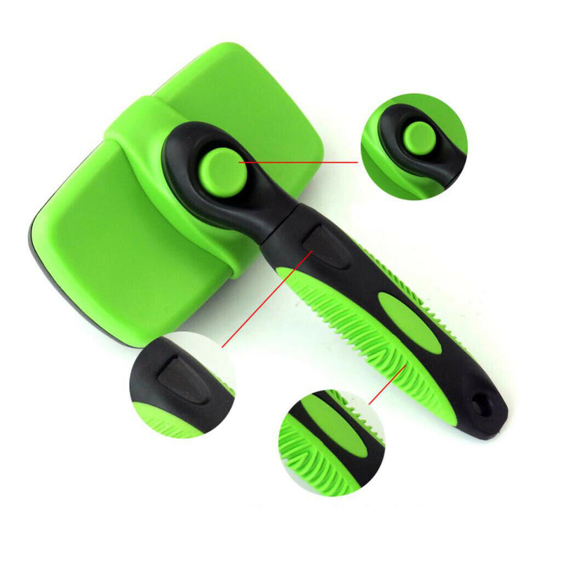 Pet Self Cleaning Slicker Brush Cat Dog Grooming Brushes Deshedding Tool