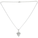 Jewelry Stainless Steel Angel Wings Cross Pendant with 60cm Necklace, Men's