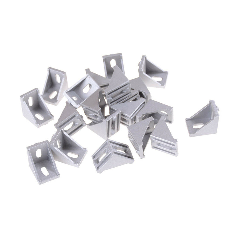 20pcs/lots 3030 corner fitting angle aluminum connector bracket fastener FT