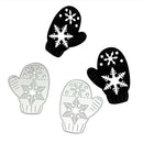 2pcs Gloves Snow Cutting Die Stencil Scrapbooking Craft Album Paper Card